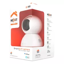 Cámara Nexxt Wifi Interior 360° Visión Nocturna Color Blanco