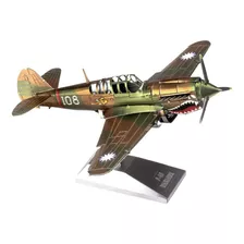 Avión P-40 Warhawk: Modelo Para Armar Fascinations A Color
