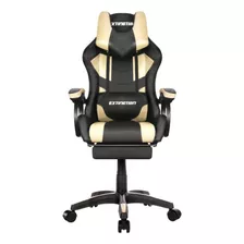 Silla Gamer Extingtion Sapp Gamuza Cuerina Gold - Dorado