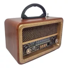 Radio Am Fm Bluetooth Vintage Usb Recarregável