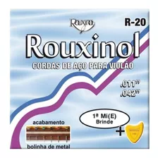 Encordoamento Rouxinol Violão Aço Com Bolinha Jogo Completo