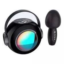 Parlante Portátil Bluetooth Karaoke Mini Con Micrófono