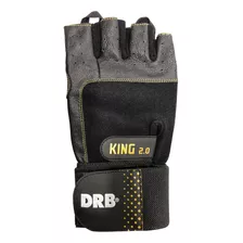 Guantes Gimnasio Drb King 2.0 Pesas Mancuernas Cuero 