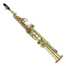 Saxo Soprano Lincoln Jyss1101 Laqueado Color Dorado