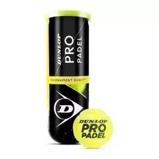 Pelotas Padel Tenis Tubo Dunlop Pro X3 Ama Cli