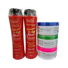 Kit Capilar Vinagre De Maçã Kbello Profissional + Hidralise 