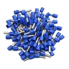 100x Terminal Tubular Ilhos 2,5mm Pre Isolado (100pçs)