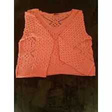 Malha Blusa Tricot Cropped Quintess