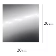Película Polarizada Translúcida (prateada) 20cmx20cm 