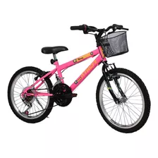 Bicicleta Feminina Infantil Aro 20 Athor Charmy C/18 Marcha 