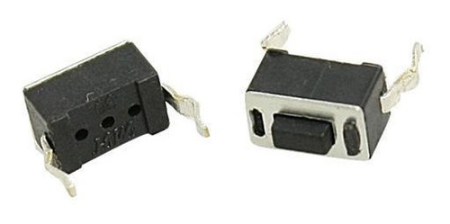 Kit De 10 Micro Botón Pulsador Switch De 2 Pines Delgado 6mm