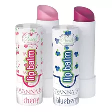 Kit 2 Lip Balm Giovanna Baby Cherry + Blueberry 3,5g