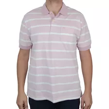 Camisa Polo Masculina Highstil Piquet Rosa - Hs1384