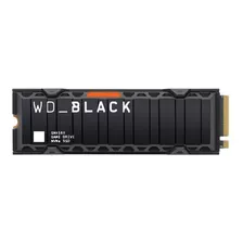 Ssd Western Digital Sn850x 1tb Nvme M.2 2280 C/ Dissipador Cor Preto