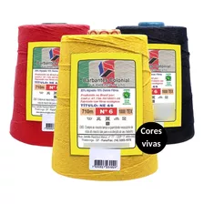 Kit 4 Barbantes Colorido E Cru 700g Fio 4, 6 E 8 