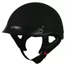 De Torc (t53 Negro Hills) 1/2 Casco (negro Plano, X-large).