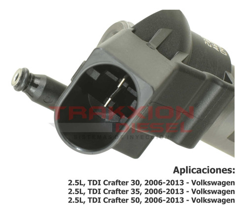 Inyector Diesel Bosch Para Crafter 2.5 Tdi, 5 Cilindros, Vw  Foto 7
