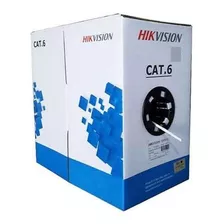 Cable Utp Cat 6 Interior Hikvision 100% Cobre 305m Certific