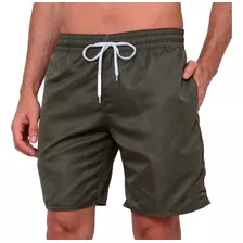 Short Bermuda Masculina Tactel Praia 3 Bolsos Academia