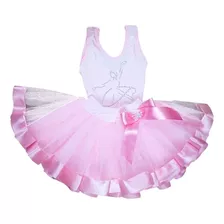 Fantasia Infantil Bailarina Festa Tutu Tule Ballet Balé Saia