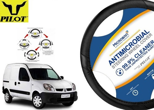 Funda Cubrevolante Negro Antimicrobial Renault Kangoo 2010 Foto 2