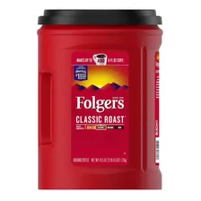 Cafe Folgers Classic Clasico Bote Jumbo 1.23kg 400 Tazas 