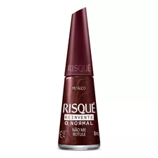 Esmalte Metálico Reinvente O Normal Não Me Rotule Risqué 8ml