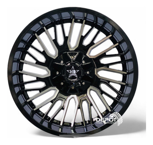 Rin 22x12 6/139 Silverado Cheyenne Sierra Lobo F-150 Ford Foto 2