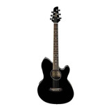 Guitarra ElectroacÃºstica Ibanez Talman Tcy10e Para Diestros Black High Gloss Brillante