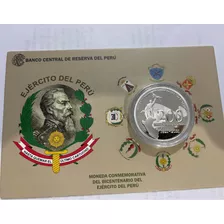 Moneda De Plata Del Ejército