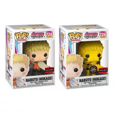 Funko Pop Naruto Hokage Aaa Exclusive & Chase Set De 2