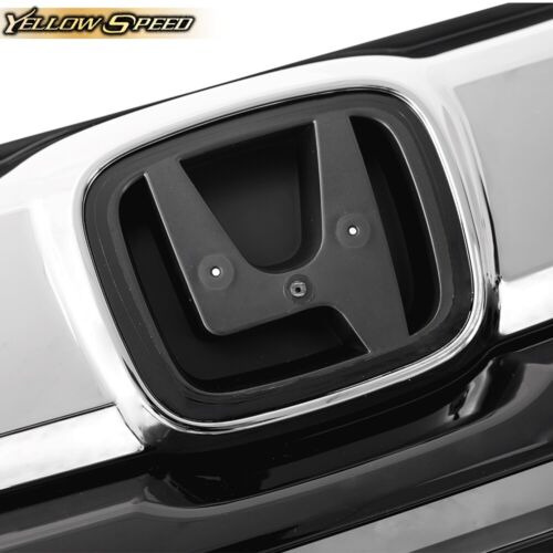 Chrome Front Hood Bumper Grille Fit For 2018 2019 Honda  Ccb Foto 6