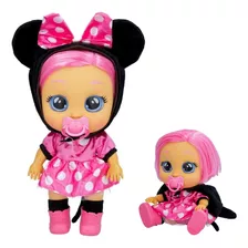 Boneca Cry Babies Chora Lágrimas De Verdade Dressy Minnie