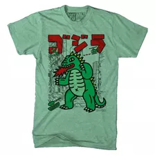 Godzilla Doodle Playera Hombre Rott Wear