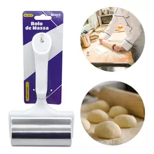 Rolo Para Abrir Massa Profissional Pão Pizza Macarrão Inox