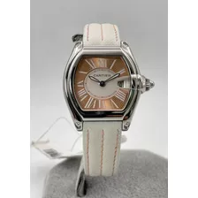 Reloj Cartier Roadster Color Salmon 36mm Mujer Boleta