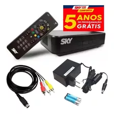 Receptor Sd Sky Pré Pago Conforto Com 36 Meses De Recarga