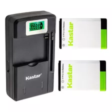 Kastar Bl-5c Batera 2-pack Y Mini Cargador De Viaje Intelige