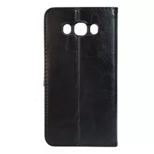 Capa De Celular P/ Galaxy J5 2016 Metal Carteira + Pel Vidro