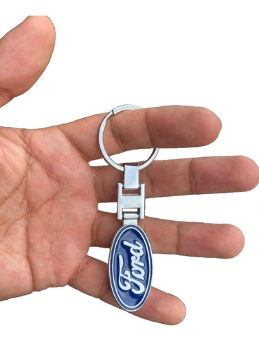 Foto de Llavero Emblema Ford Logo Metal 3d