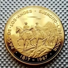 Moneda 200 Pesos Oro 1968, Replica