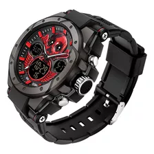 Reloj Electrónico Impermeable Para Hombre Sanda Skull 6087