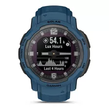 Reloj Hibrido Garmin Instinct Crossover Solar Azul