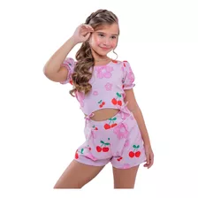 Conjunto Infantil Juvenil Menina Mini Diva Blogueirinha 