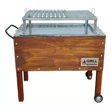 Caja China Mediana Inoxidable + Parrilla Inoxidable