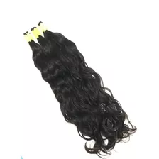 Cabelo Humano Indiano Liso Ondulado De 80cm Com 100 Gramas. Cor Castanho