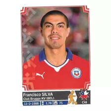 Lámina Album Copa America Chile 2015 Francisco Silva Recicla