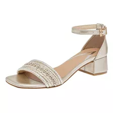 Clasben Zapatillas De Fiesta Para Mujer Dorado, Cod 116632-1