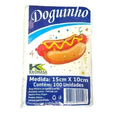 Saco Plastico Para Hot Dog Cachorro Quente 15x10- Com 600un