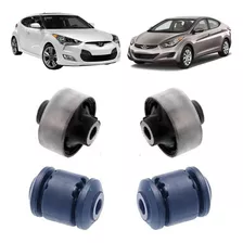 Kit 4 Bucha Bandeja Dianteira Hyundai Veloster Elantra 12/..